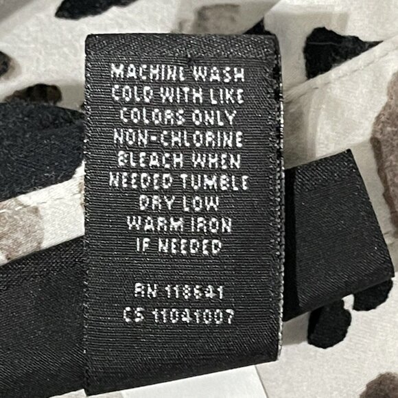 Lane Bryant Size 18 Animal Print Long Sleeve Button-Up Shirt - Picture 5 of 7